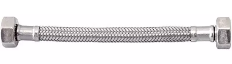 

Подводка гибкая в нержавеющей оплётке «Remer» DN8 Г1/2"-Г1/2" (1шт.) 150 см