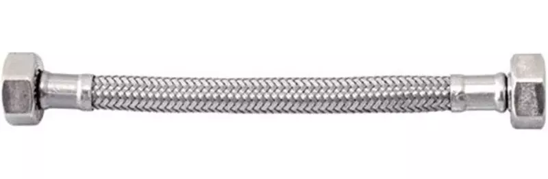 

Подводка гибкая в нержавеющей оплётке «Remer» DN8 Г1/2"-Г1/2" (1шт.) 180 см