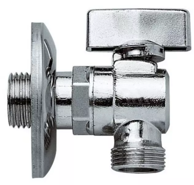 

Кран шаровой бытовой «Remer» RR261 1/2"-1/2" НР-НР хром