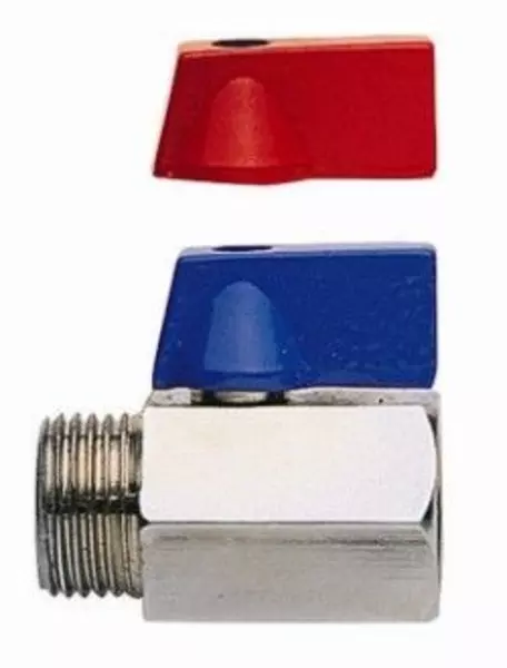 

Кран шаровой бытовой «Remer» Mini 372MF12RB 1/2"-1/2" ВР-НР хром