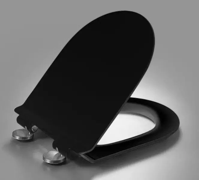 Сиденье для унитаза «Esbano» Garcia ZAESUPGARCB147 ультратонкое дюропласт с микролифтом черное