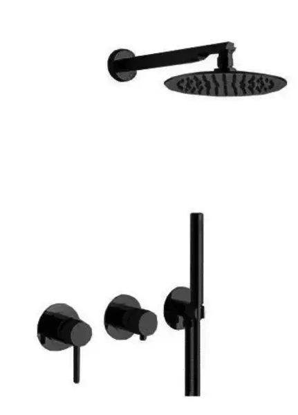 

Душевая система «Remer» X-Style X96S02NO чёрная матовая