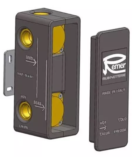 

Внутренняя часть смесителя «Remer» RRBOX92 серая