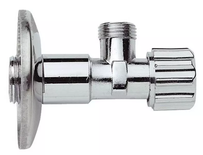 

Кран бытовой «Remer» RR 117 1/2"- 3/8" НР-НР хром