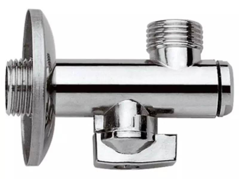 

Кран шаровой бытовой «Remer» RR 123 1/2"-3/4" с фильтром НР-НР хром