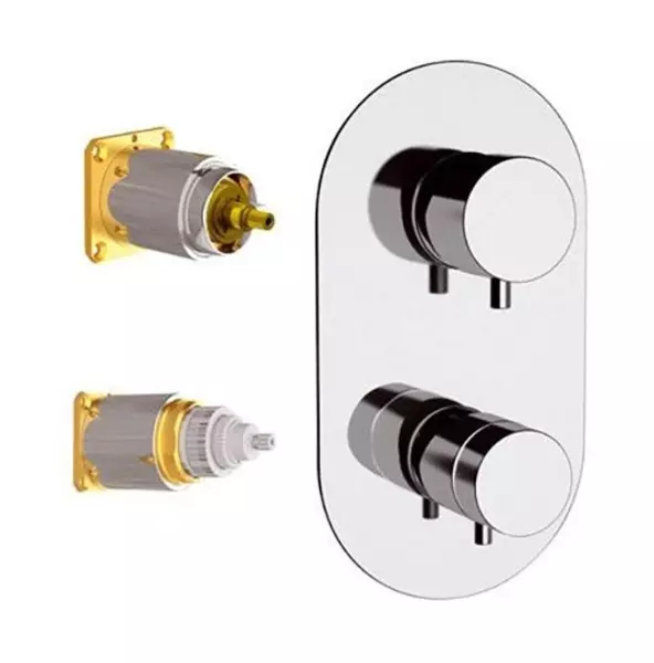 

Смеситель для душа «Remer» Minimal Thermo NT93KB с термостатом хром