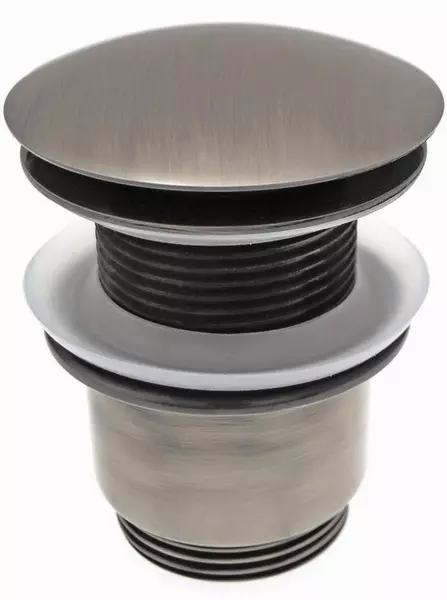 Донный клапан для раковины «Remer» 905CC2114NPO с механизмом Клик-Клак матовый никель