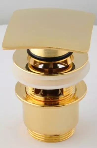 

Донный клапан для раковины «Remer» 905SCC2114DO с механизмом Клик-Клак золото