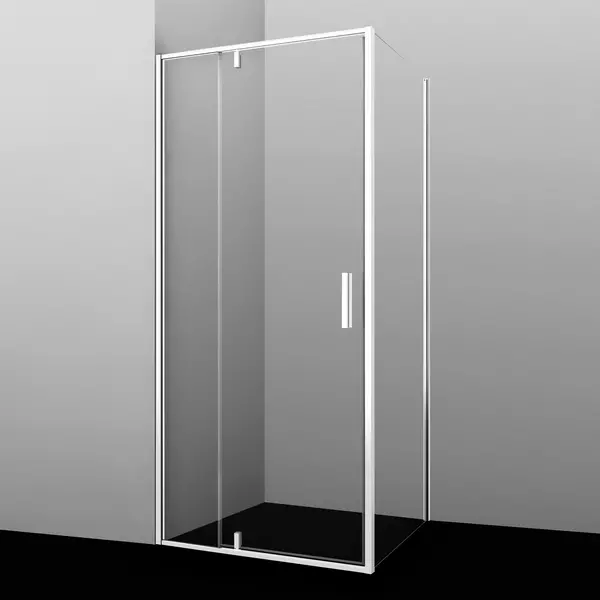 

Душевой угол-ограждение «WasserKRAFT» Neime 19P18 90/100 прозрачный/белый без поддона универсальный