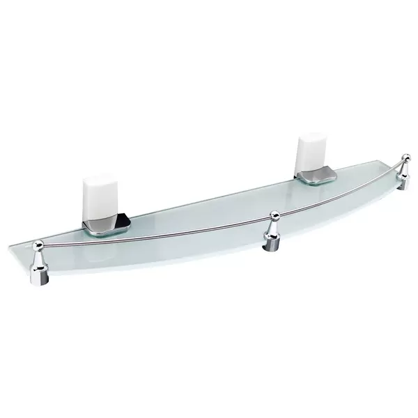 

Полка в ванну «WasserKRAFT» Leine K-5044W на стену хром/белая