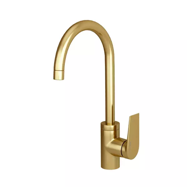 

Смеситель для кухонной мойки «WasserKRAFT» Aisch 5507 матовое золото