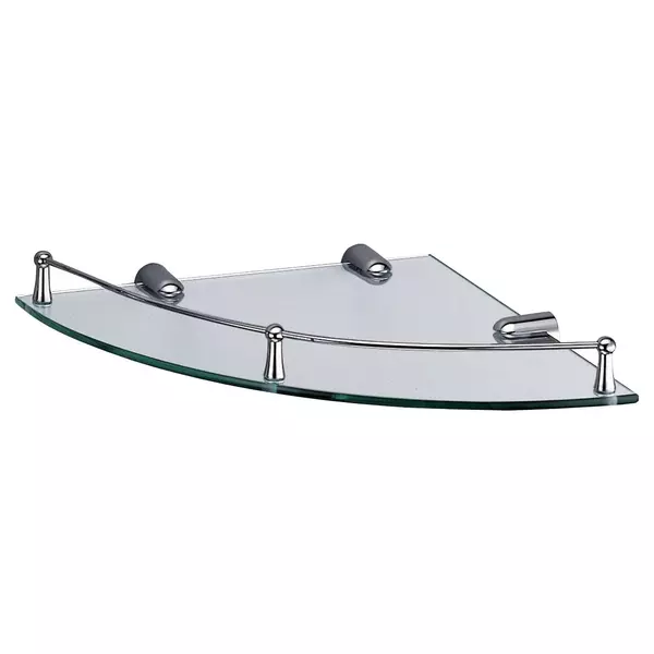 

Угловая полка в ванну «WasserKRAFT» K-544 на стену хром