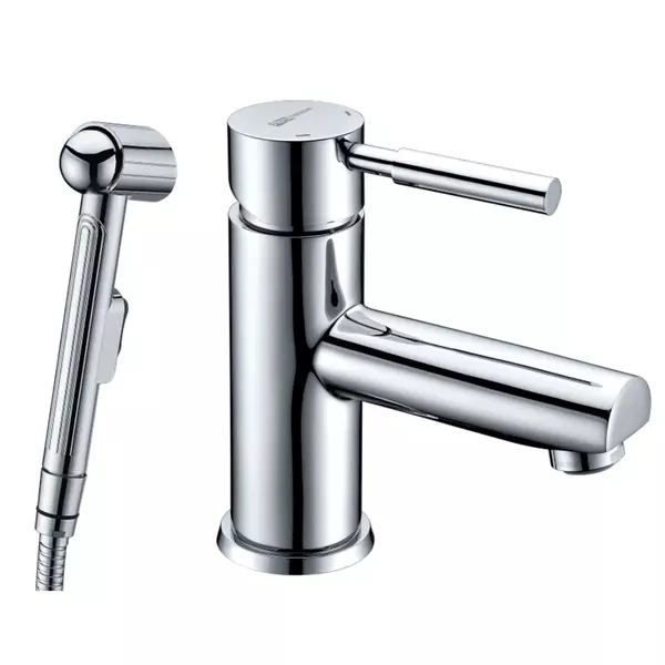 

Смеситель для раковины с гигиеническим душем «WasserKRAFT» Main 4108 хром
