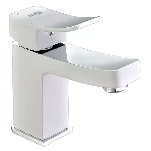 

Смеситель для раковины «WasserKRAFT» Aller 1063W белый/хром