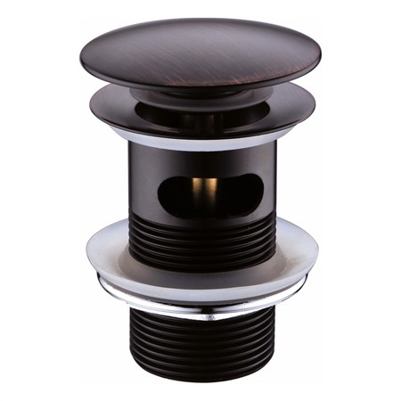 Донный клапан для раковины Wasserkraft A047 с механизмом Клик-Клак тёмная бронза 1592₽