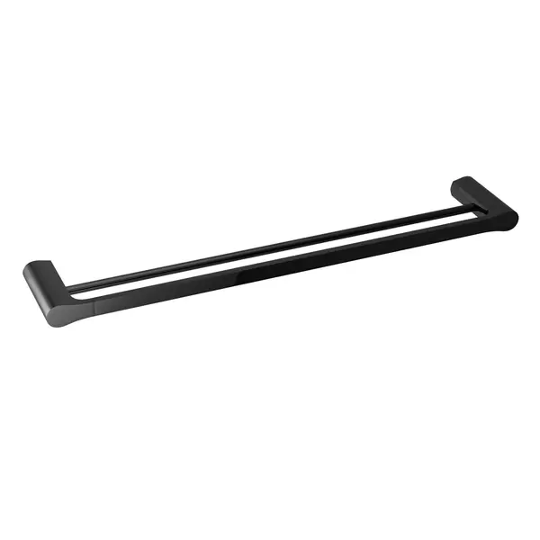 

Полотенцедержатель двойной «WasserKRAFT» Glan K-5140 на стену чёрный