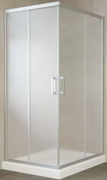 

Душевой угол-ограждение «Vegas Glass» ZA-F Novo 110/80 сатин/матовый хром без поддона универсальный