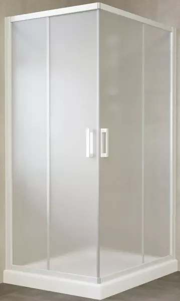 

Душевой угол-ограждение «Vegas Glass» ZA-F Novo 120/90 сатин/белый без поддона универсальный