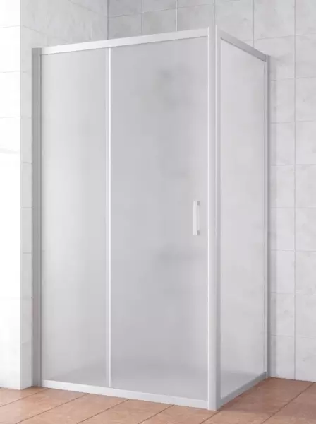 

Душевой угол-ограждение «Vegas Glass» ZP+ZPV Novo 160/100 сатин/матовый хром без поддона универсальный