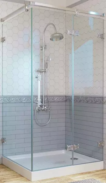 

Душевой угол-ограждение «Vegas Glass» AFP-Fis Dynasty 120/110 прозрачный/глянцевый хром без поддона правый