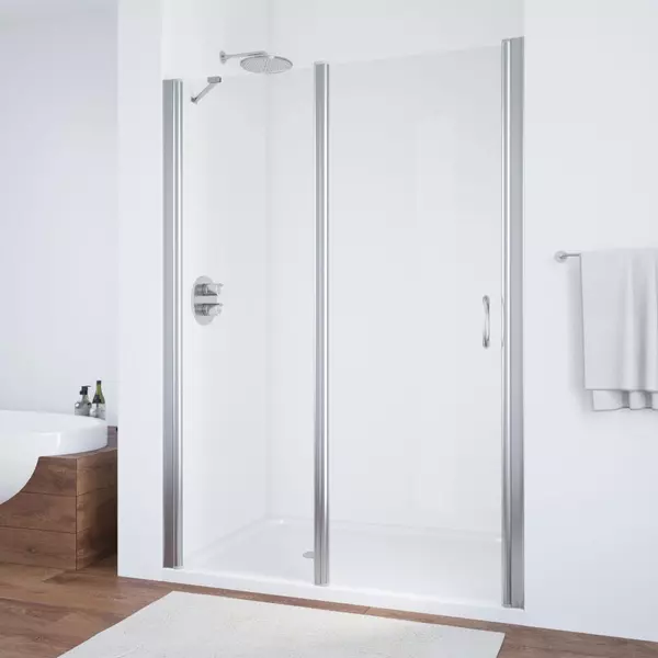 Душевая дверь Vegas Glass EP-F-1 120189 прозрачнаяглянцевый хром левая 48974₽