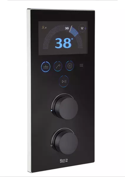 

Смеситель для душа «Roca» Smart Shower 5A104AC00 с термостатом чёрный