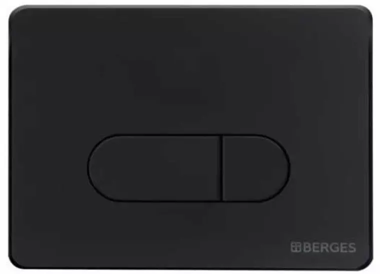 

Кнопка смыва «Berges Wasserhaus» Novum D5 Soft Touch 040035 черная матовая