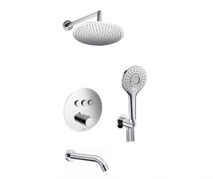 

Душевая система «WasserKRAFT» A175817 с термостатом хром