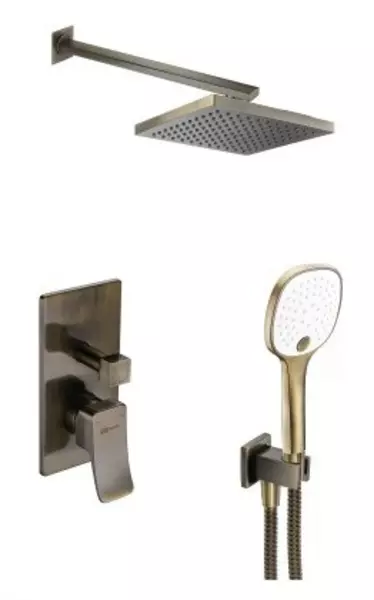 

Душевая система «WasserKRAFT» A16040 светлая бронза