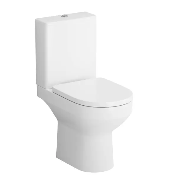 

Унитаз компакт безободковый «Am.Pm» Spirit 2.0 C708600WH белый (C707858WH) с сиденьем дюропласт с микролифтом