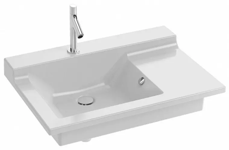

Раковина «Jacob Delafon» Kohler 80/54 XL112K-00 фарфоровая белая левая