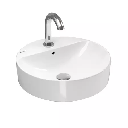 

Раковина «Geberit» Variform 45/45 500.769.01.2 фарфоровая белая