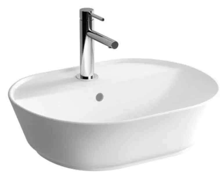 Раковина «Vitra» Geo 55/43 7428B003-0001 фарфоровая белая