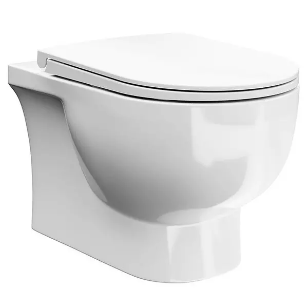 

Подвесной унитаз безободковый «Kerama Marazzi» Buongiorno PRO (BG.Pro.seat.01\WHT) белый с сиденьем дюропласт с микролифтом белое