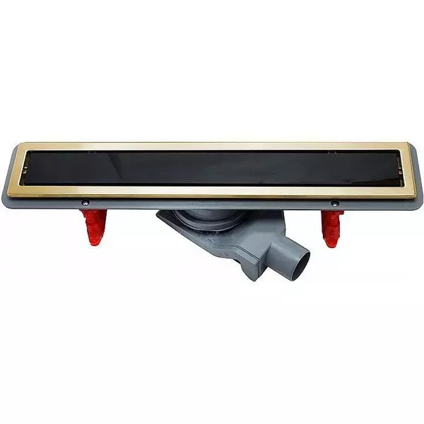 

Душевой лоток «Pestan» Confluo Premium Line 450 13100114 боковой выпуск Black Glass/Gold