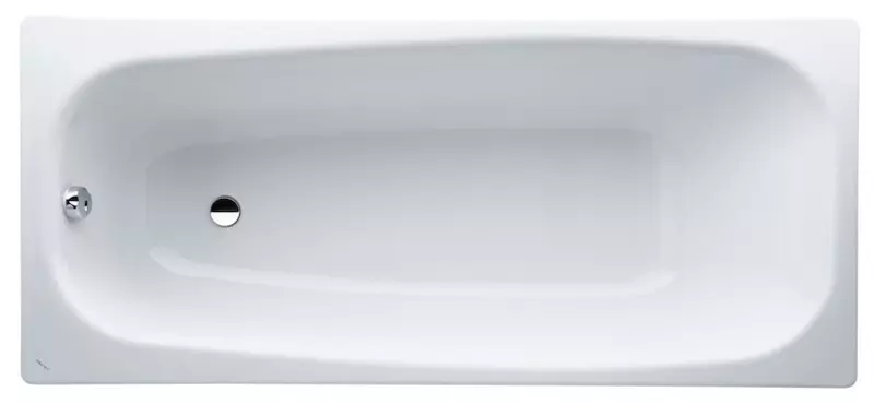 Ванна стальная «Laufen» Pro 170/75 (2.2595.0.000.040.1) без опор без сифона белая универсальная