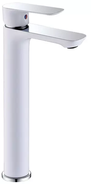 

Смеситель для раковины «Abber» Weiss Insel AF8011W белый/хром