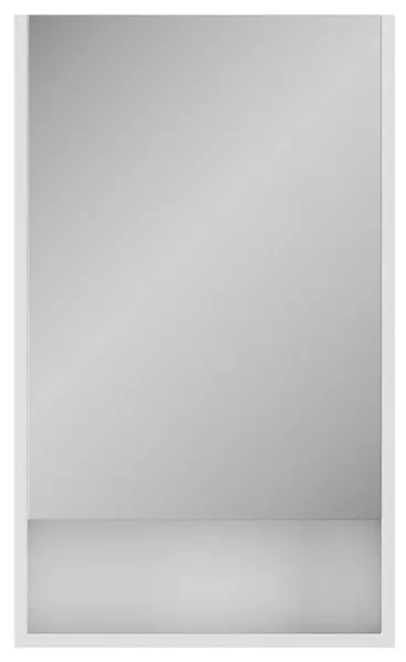 Зеркальный шкаф «Uncoria» Алегра 45 без света белый глянец