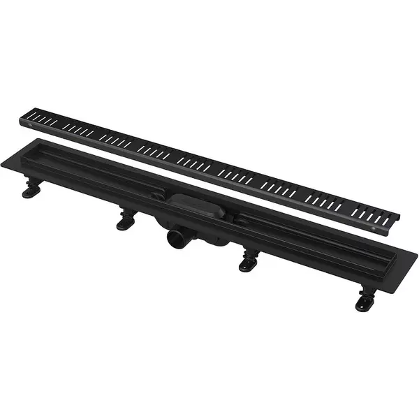 

Душевой лоток «AlcaPlast» APZ10BLACK 550 боковой выпуск матовый чёрный