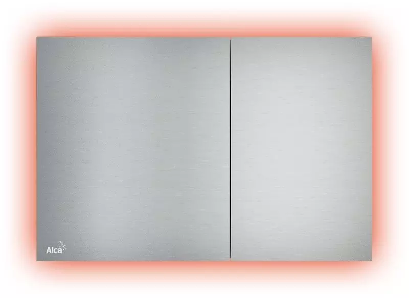 

Кнопка смыва «AlcaPlast» Air Light с подсветкой нержавеющая сталь