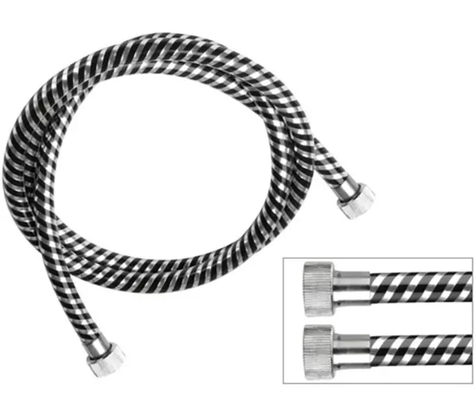 

Душевой шланг «Remer» 332NC150 150 см чёрный/хром