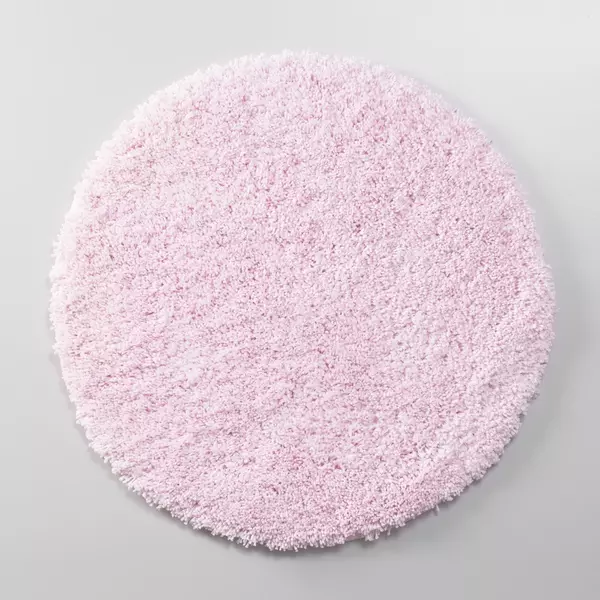 

Коврик для ванной «WasserKRAFT» Dill BM-3917 60/60 резина, микрофибра Barely Pink