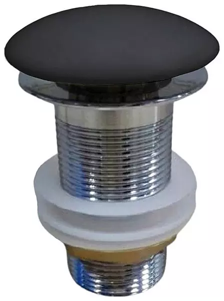 Донный клапан для раковины «Vincea» DBS-216MB с механизмом Клик-Клак чёрный матовый