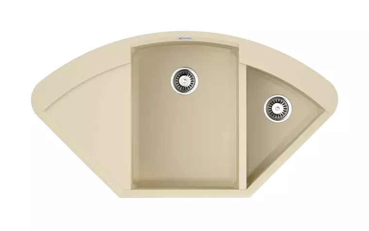 

Мойка для кухни угловая «Omoikiri» Sakaime 105C BE 106/58 искусственный камень ваниль