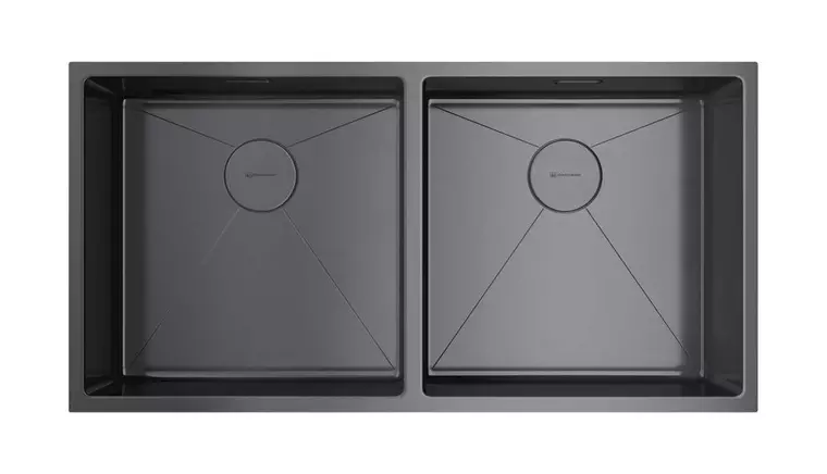 

Мойка для кухни «Omoikiri» Taki 86 2 U/IFGM 87/44 нержавеющая сталь вороненая сталь