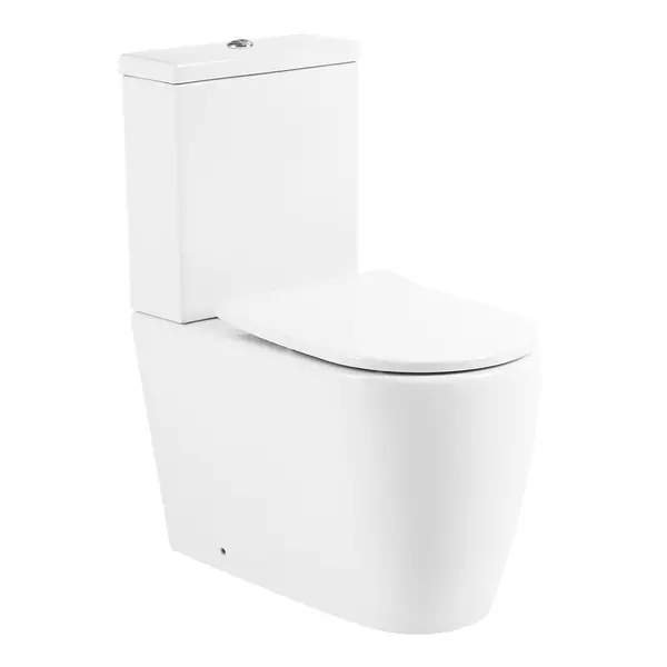

Унитаз компакт безободковый «Belbagno» Marino BB105CPR-BB105T белый (BB2031SC) с сиденьем дюропласт с микролифтом