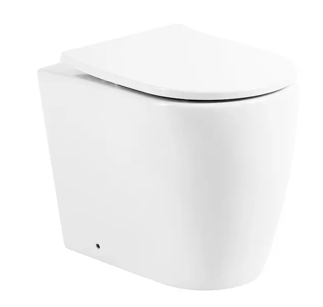 

Приставной унитаз безободковый «Belbagno» Marino BB105CBR белый (BB2031SC) с сиденьем дюропласт с микролифтом