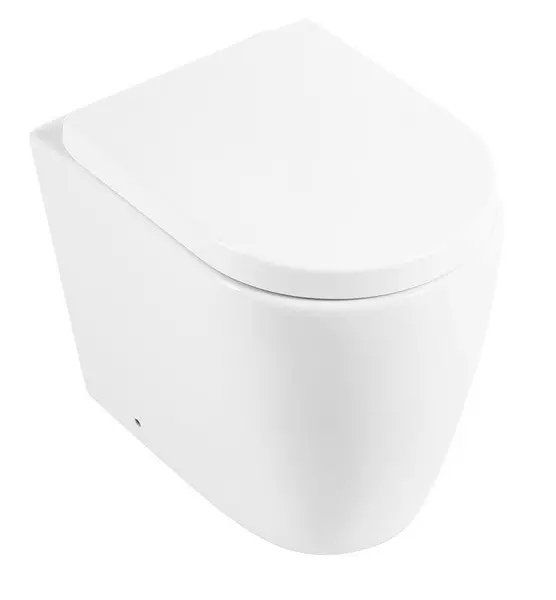 

Приставной унитаз безободковый «Belbagno» Marino BB105CBR белый (BB865SC) с сиденьем дюропласт с микролифтом