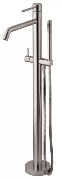 

Напольный смеситель для ванны «Paffoni» Light LIG032ST сталь