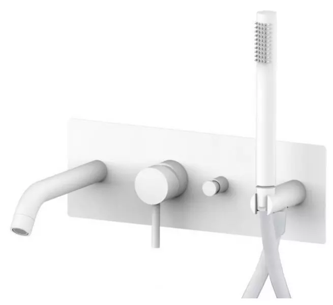 

Смеситель для ванны «Paffoni» Light LIG001BO белый матовый